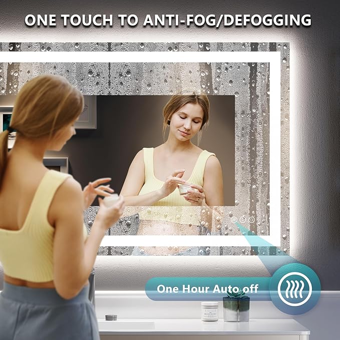 YEELAIT 36x30 Inch LED Bathroom Mirror - Image 5
