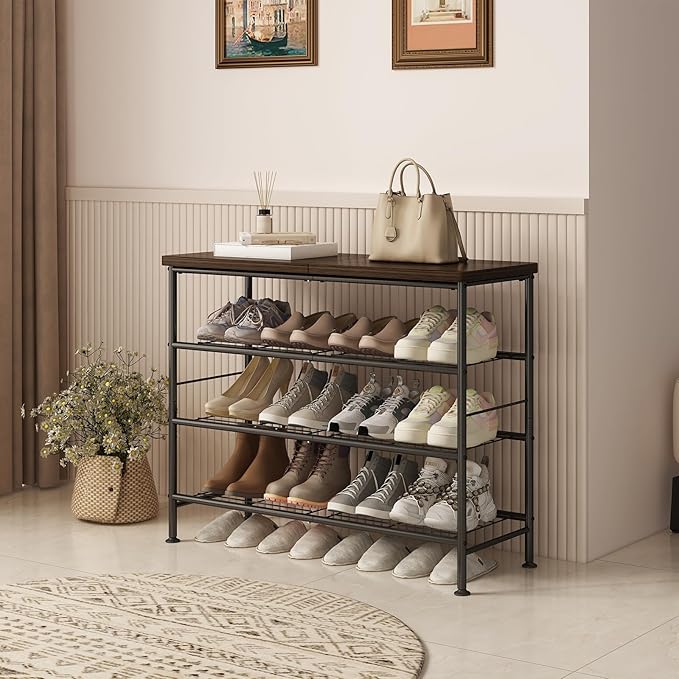 SUOERNUO Shoe Rack Organizer 4 Tier - Image 2