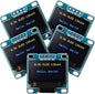 Weewooday 5 Pieces 0.96 Inch OLED Module 12864 128x64 Driver IIC I2C Serial by Weewooday