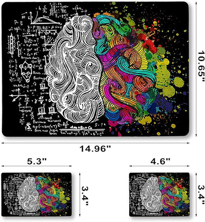 Laptop Skin Sticker Decal, Decorative Waterproof, Left & Right Brain - Image 6