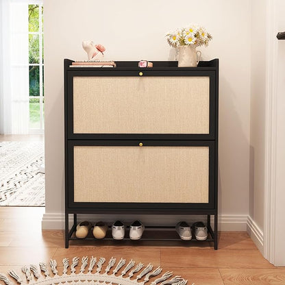 AVZEAR Narrow Shoe Storage Cabinet - Image 9
