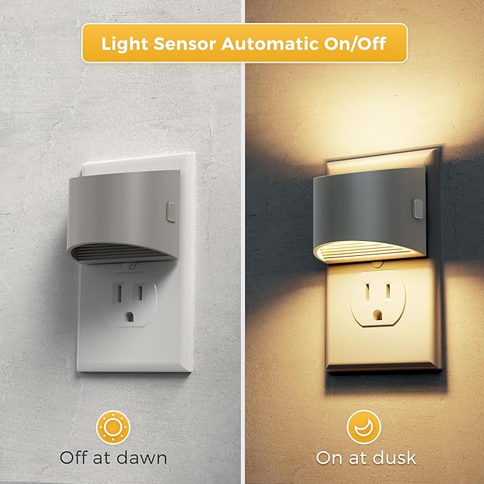 L LOHAS LED Night Lights Plug into Wall, Dimmable Night Light - Image 2
