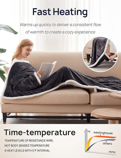 Westinghouse Electric Snuggle Throw Blankets - Image 2