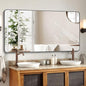36" x 48"Bathroom Mirror, Matte Black Wall Mirror by DESBING