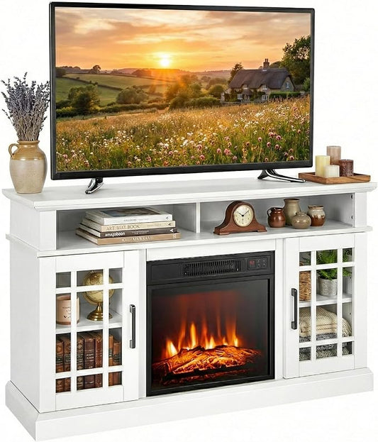SIMOE Fireplace TV Stand Electric Fireplace 49Inch Console up to 55'' TV by SIMOE