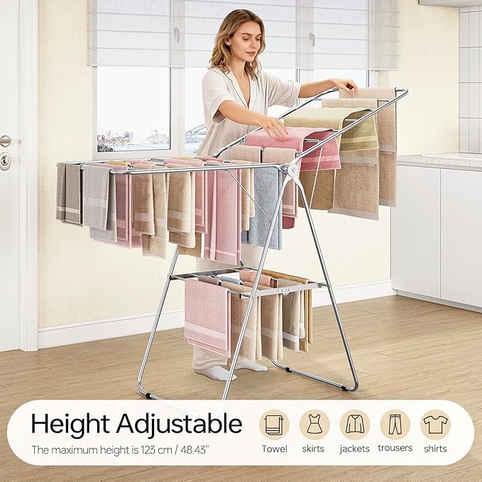 APEXCHASER Clothes Drying Rack Folding - Image 3