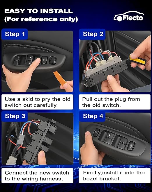 Flecto 20835552 Master Power Window Switch Driver Side - Image 6
