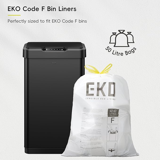 EKO Mirage-T 50 Liter / 13.2 Gallon Touchless Rectangular Motion Sensor Trash - Image 4