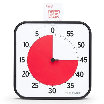 TIME TIMER 12 inch Visual Timer 60 Minute Kids Desk Countdown Clock by TimeTimer
