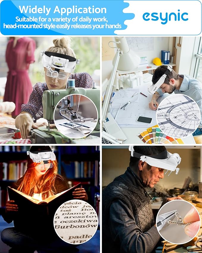 eSynic Comfortable Head Magnifier - Image 7