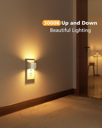 VOLISUN Night Lights Plug into Wall, 4 Pack Up and Down LED Night Light - Image 2