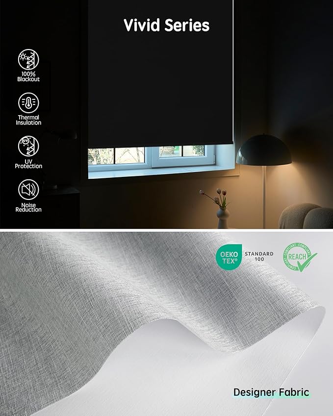Yoolax Motorized Blinds with Remote, Smart Blinds - Image 6