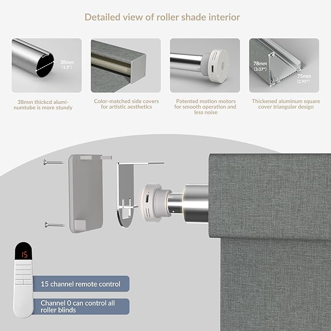 Boolegon Motorized Roller Blinds - Image 5