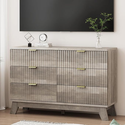 Xixini Fluted Dresser for Bedroom - Image 7