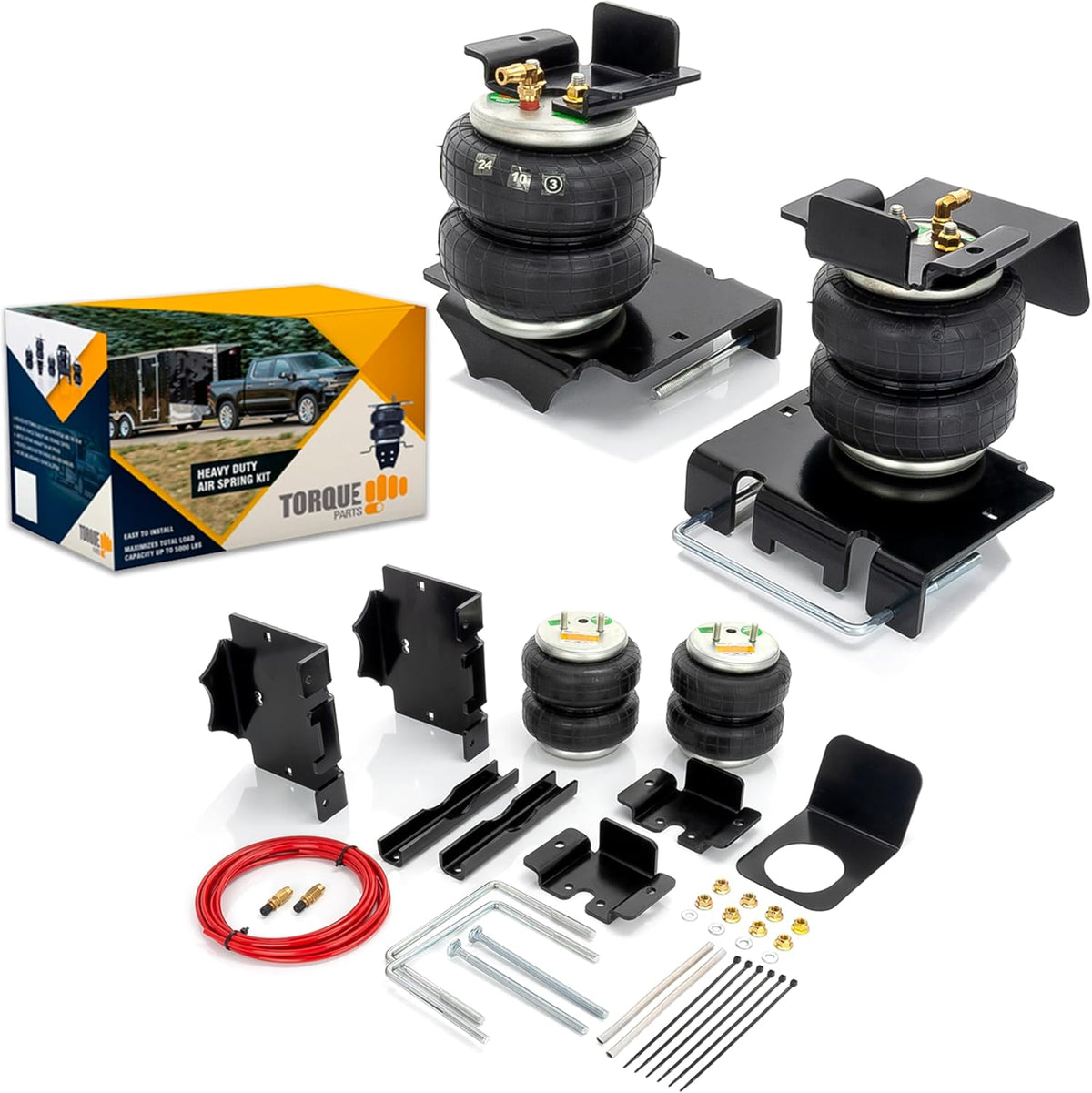 torque air suspension bag kit for 2002-2008 dodge, main product view