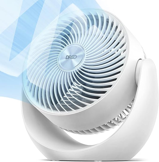 Dreo Fan for Bedroom, Table Air Circulator for Whole Room, 11 Inch, 40ft Strong by DREO