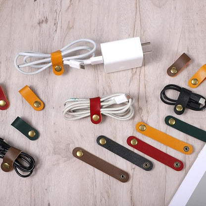 20 PCS PU Leather Cord Organizer - Image 6