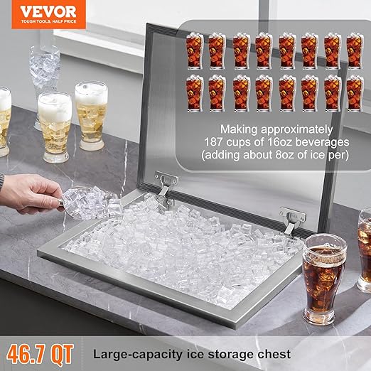VEVOR Drop in Ice Chest, Commercial Ice Bin - Image 2