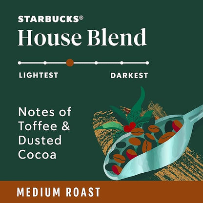 Starbucks K-Cup Coffee Pods, Medium Roast Coffee, House Blend - Image 3