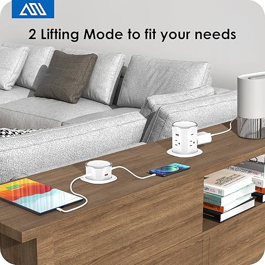 ANNQUAN Motorized Pop Up Countertop Receptacle - Image 3