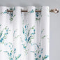 MYSKY HOME Floral Curtains 108 Inches Long by MYSKYHOME