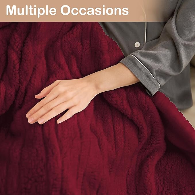 Electric Heated Blanket Throw Size 50"×60" - Image 8