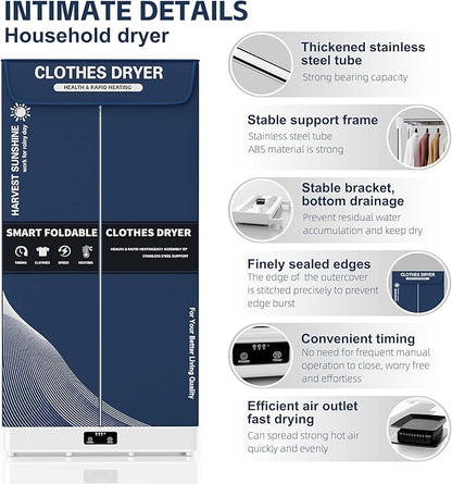 Clothes Dryer, Portable Foldable Drying Machine - Image 3