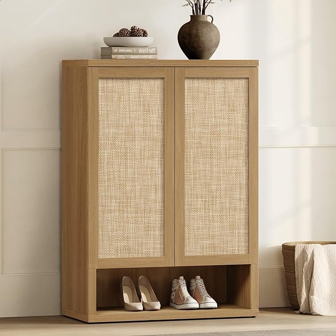 SICOTAS Rattan Shoe Storage Cabinet by SICOTAS