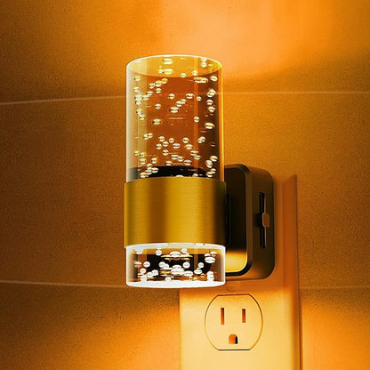 Night Light, Dimmable Amber Night Light by LLOHASLED