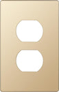ENERLITES Elite Series Duplex Outlet Receptacle Cover, Screwless Wall Plate by Enerlites