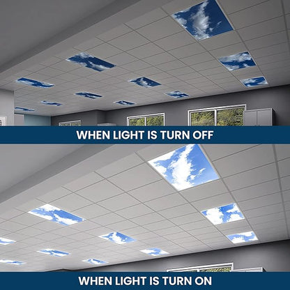 4-Pack 2x4 LED Flat Panel Light, Drop Ceiling Light Fixture - Image 7