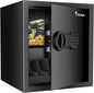 Bonsaii Safe Box with Holder and Removable Shelf, 1.2 Cu. Ft Steel Security by bonsaii