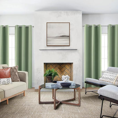 KOUFALL Narrow Window Curtains Drapes - Image 5