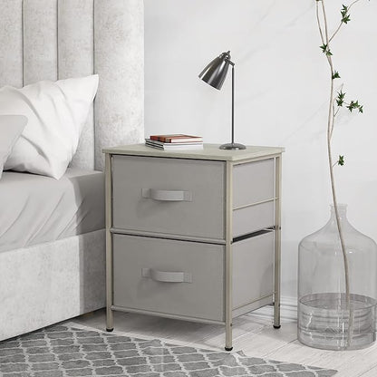 Simple Houseware 2 Tier Night Stands Dresser - Image 4