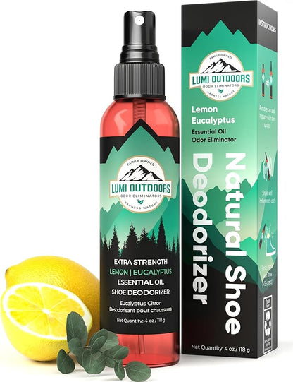 Lumi Outdoors Natural Shoe Deodorizer Spray by LumiOutdoors