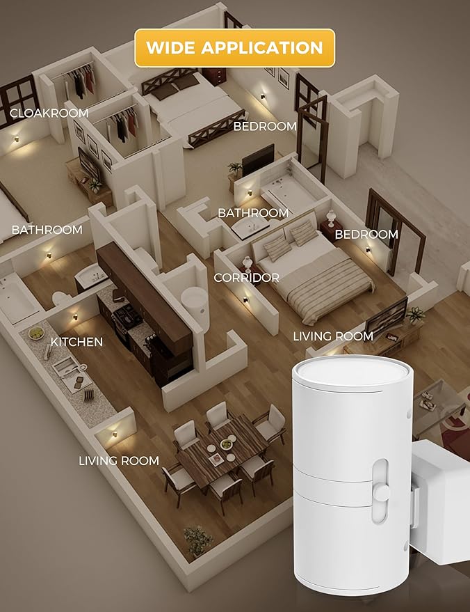L LOHAS LED 4X Night Light Plug in, LOHAS Modern Night Light - Image 7