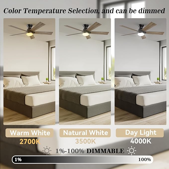 SMAAIR 52 Inch Smart Ceiling Fan - Image 3