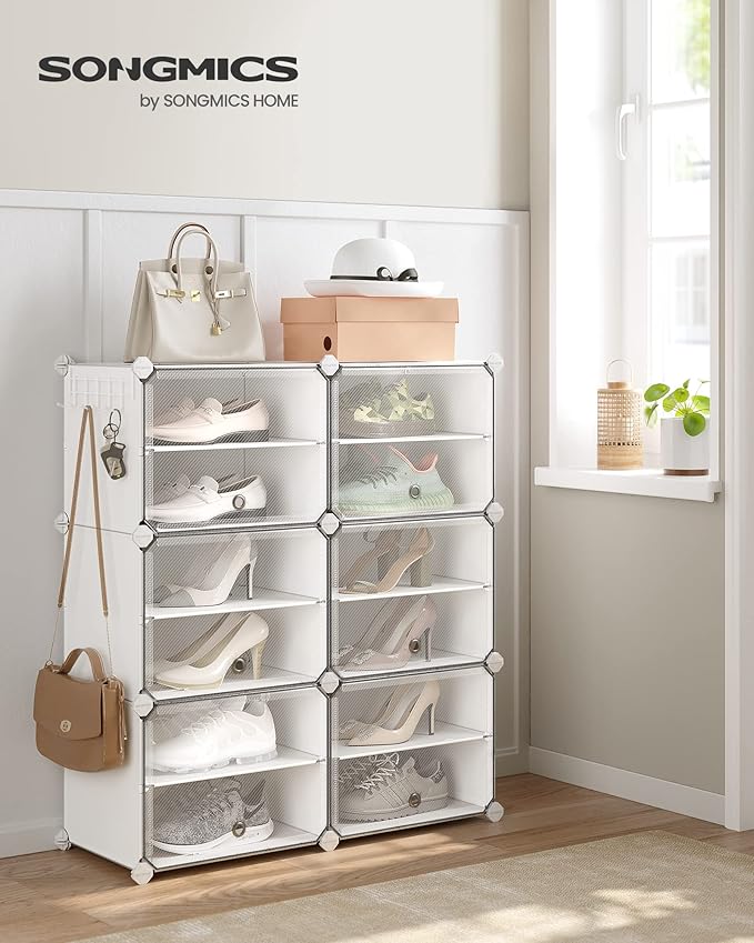 SONGMICS Shoe Rack Organizer, 6-Tier Shoe Storage Cabinet - Image 2