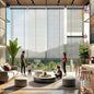 HILADUO Customized Solar Screen Roller Shade Blinds by HILADUOWindowshadefabricsmeetingallresidentialandsomesmallcommercialwindowcoveringsmarketneeds