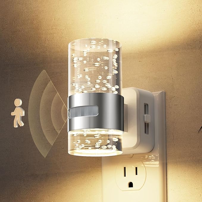 L LOHAS LED Motion Sensor Night Light, Dimmable Night Lights Plug into Wall by LLOHASLED