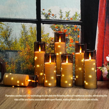 Flickering Flameless LED Candles, Battery Operated Candles 24 Pcs - Image 5