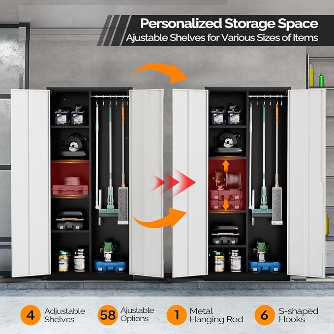 VINGLI Metal Storage Cabinet - Image 5