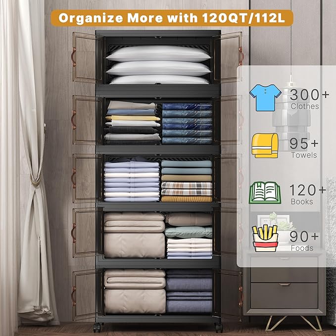 Extra Large Stackable Storage Bins - Image 6