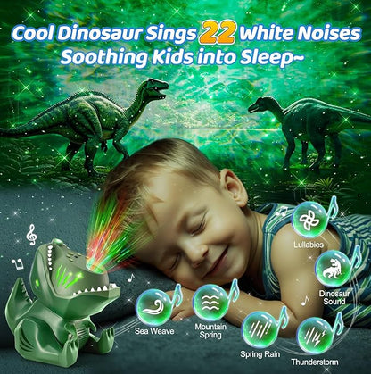 Dinosaur Galaxy Projector for Bedroom, 144 Lighting Modes Star Projector for - Image 4