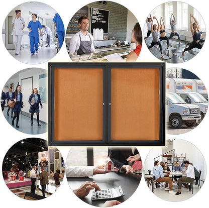 Enclosed Bulletin Board Outdoor Noticeboard - Image 8