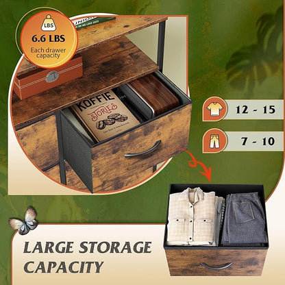 WLIVE Fabric Dresser for Bedroom - Image 5