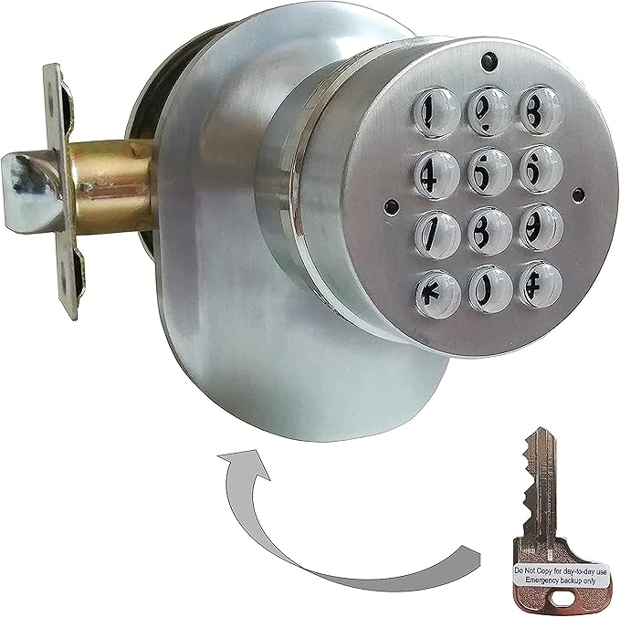 SoHoMiLL® Electronic Keypad Door Knob SoHo Mill® and Lock Set - Image 6
