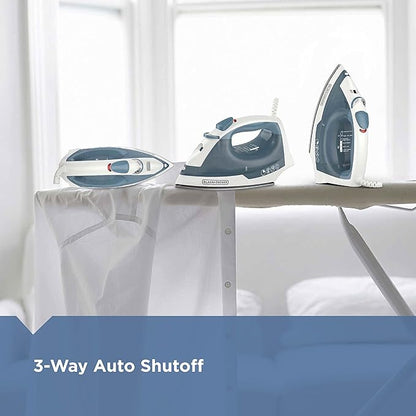 BLACK+DECKER Easy Steam IR40V Compact Iron & IR1350S Professional Steam Iron - Image 4