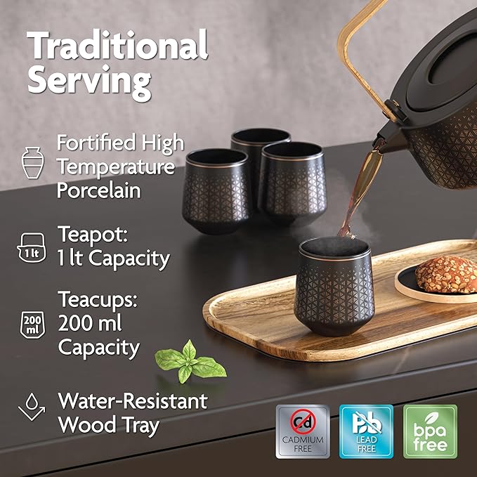 Vianté Luxury Tea Set. Electric Kettle - Image 7