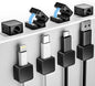8 Pack Magnetic Cord Organizer Holder, Adjustable Cable Clips, Strong Adhesive by ROYSC